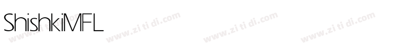 ShishkiMF Light字体转换